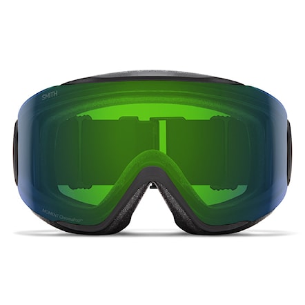 Gogle snowboardowe Smith Moment black | chromapop everyday green mirror 2024 - 5