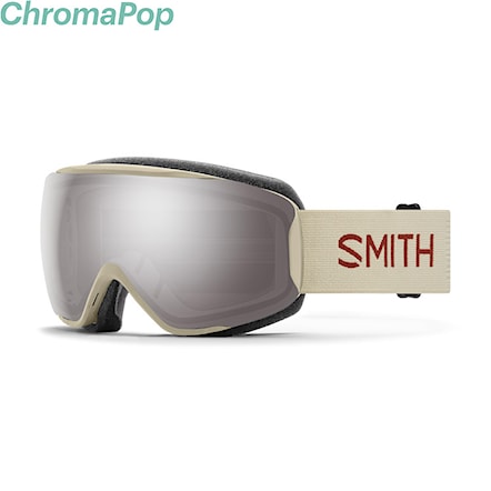 Gogle snowboardowe Smith Moment bone flow | chromapop sun platinum mirror 2024 - 1