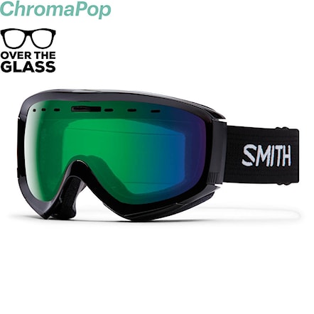 Snowboard Goggles Smith Prophecy Otg black | cp everyday green mirror 2021 - 1