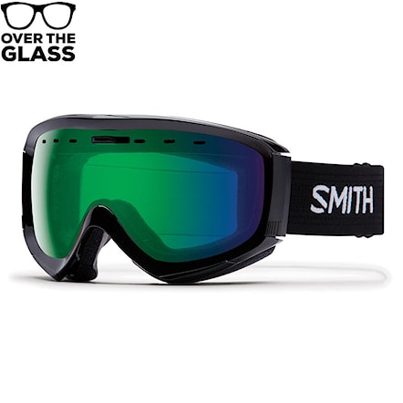 Snowboard Goggles Smith Prophecy Otg black | chromapop everyday green mirror 2018 - 1