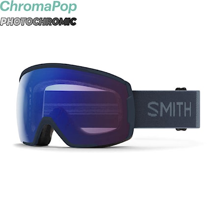 Gogle snowboardowe Smith Proxy french navy | cp photochromatic rose flash 2024 - 1