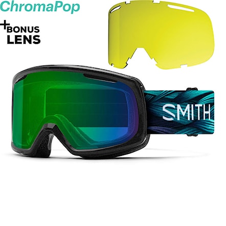 Snowboard Goggles Smith Riot adele renault | cd ed green mirror+yellow 2020 - 1
