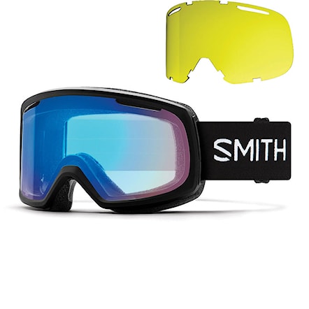 Snowboard Goggles Smith Riot black | chrmpp storm rose flash+std.yellow 2020 - 1