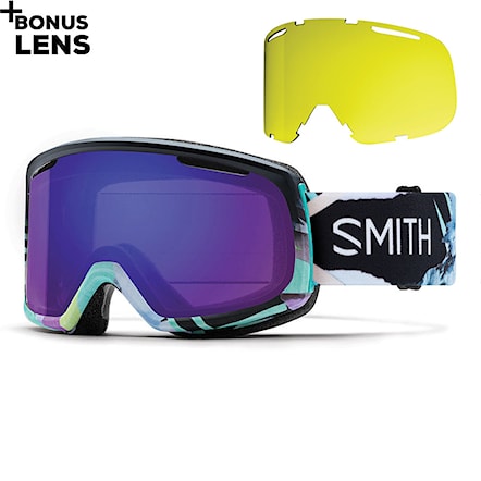 Snowboardové brýle Smith Riot emily hoy | chromapop everyday violet mir.+yellow 2018 - 1