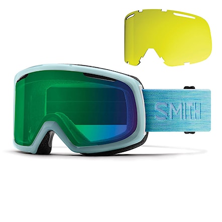Snowboardové okuliare Smith Riot opaline oddyssey | chrmpp evrd green mi+std.yellow 2019 - 1