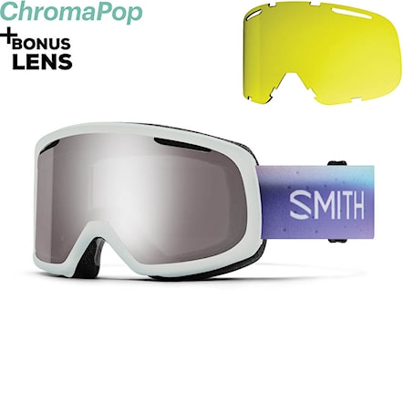 Snowboard Goggles Smith Riot polar vibrant | cp sun platinum mirror+yellow 2022 - 1