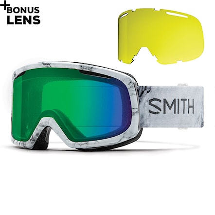 Gogle snowboardowe Smith Riot venus | chromapop everyday green mir.+yellow 2018 - 1