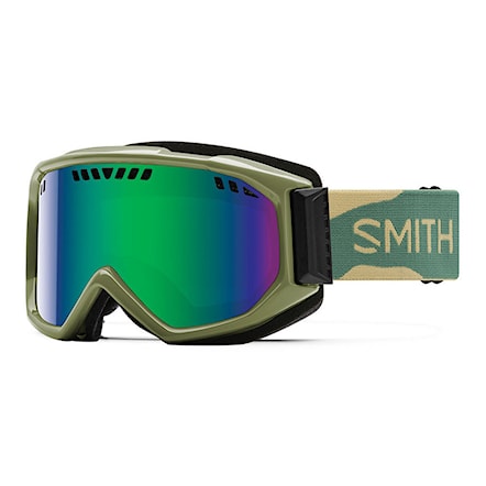 Snowboardové okuliare Smith Scope camo | green sol-x mirror 2018 - 1