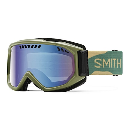 Snowboardové okuliare Smith Scope camo | blue sensor mirror 2018 - 1