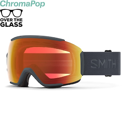 Snowboard Goggles Smith Sequence OTG slate | cp ed red mirror 2024 - 1