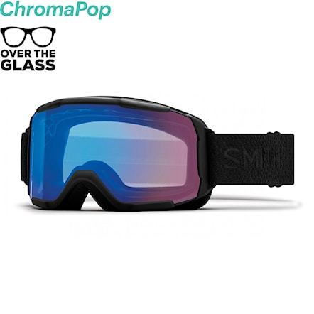 Snowboardové okuliare Smith Showcase Otg black mosaic | chromapop everyday rose 2018 - 1