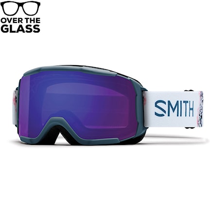 Snowboard Goggles Smith Showcase Otg thunder composite | chromapop everyday violet mirror 2018 - 1