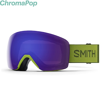 Gogle snowboardowe Smith Skyline algae olive | cp ed violet mirror 2024 - 1