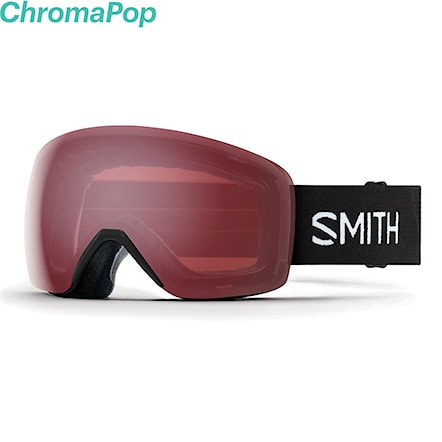 Snowboard Goggles Smith Skyline black | chromapop everyday rose 2019 - 1