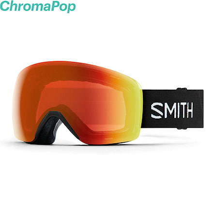 Snowboardové okuliare Smith Skyline black | chromapop ed red mirror 2020 - 1