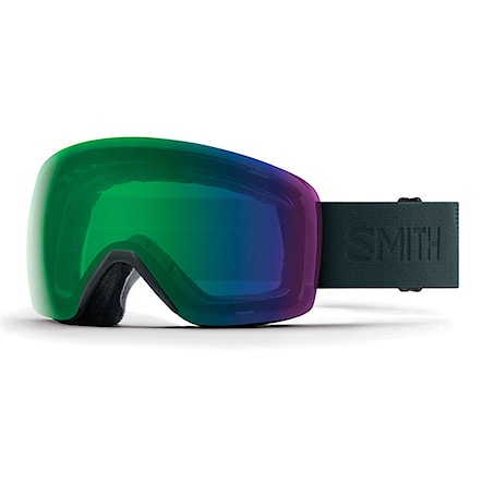 Snowboard Goggles Smith Skyline deep forest flood | chromapop everyday green mirror 2019 - 1