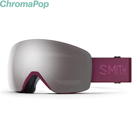 Snowboardové okuliare Smith Skyline merlot | cp sun platinum mirror 2024 - 1