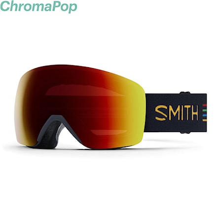 Snowboard Goggles Smith Skyline midnight slash | chromapop sun red mirror 2024 - 1