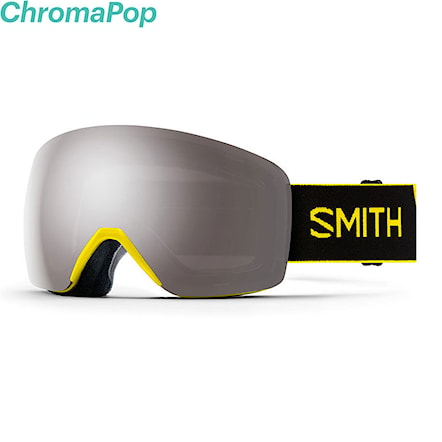 Snowboardové okuliare Smith Skyline street yellow | chromapop sun platinum mirror 2020 - 1