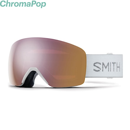 Snowboardové okuliare Smith Skyline white chunky knit | cp ev rose gold miror 2024 - 1
