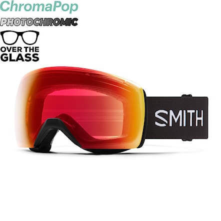 Snowboardové brýle Smith Skyline XL black | cp photochromic red mirror 2024 - 4
