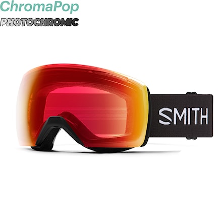 Snowboardové brýle Smith Skyline XL black | cp photochromic red mirror 2024 - 1