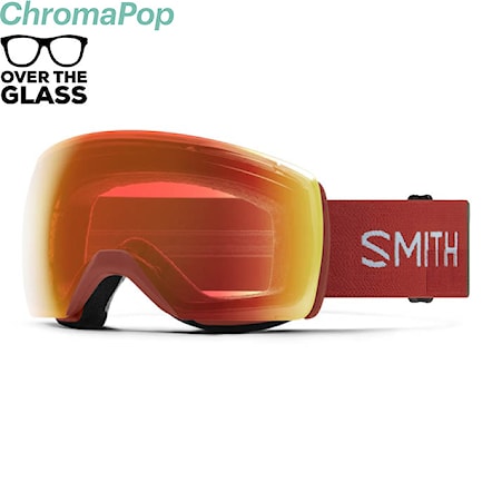 Snowboard Goggles Smith Skyline XL clay red landscape | everyday chromapop 2024 - 1