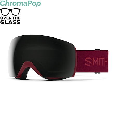 Snowboard Goggles Smith Skyline XL sangria | cp sun black 2024 - 1