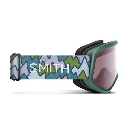 Snowboard Goggles Smith Snowday Jr alpine green peaking | ignitor mirror 2024 - 4