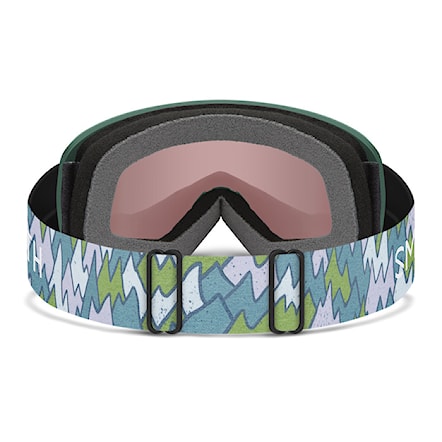 Snowboard Goggles Smith Snowday Jr alpine green peaking | ignitor mirror 2024 - 6