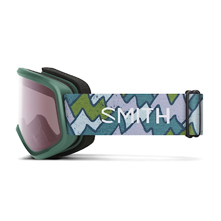 Snowboard Goggles Smith Snowday Jr alpine green peaking | ignitor mirror 2024 - 3