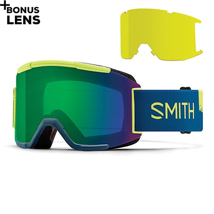 Snowboard Goggles Smith Squad acid resin | chromapop everyday green mir.+yellow 2018 - 1