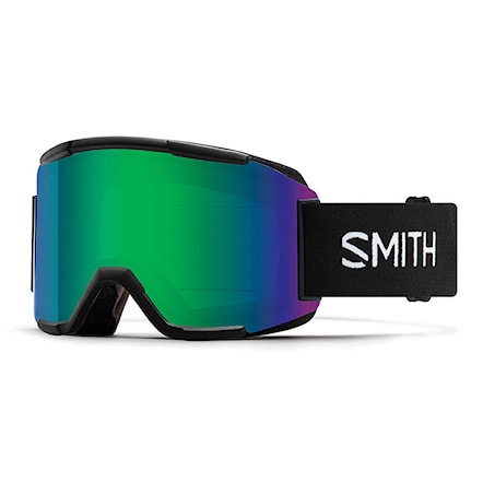 Snowboardové okuliare Smith Squad black | green sol-x mirror 2020 - 1