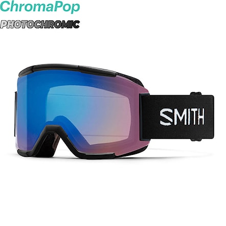 Snowboard Goggles Smith Squad black | cp photochromatic rose flash 2020 - 1