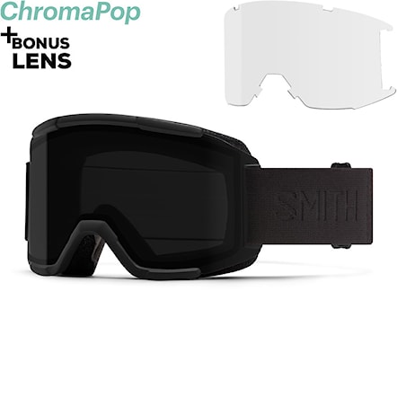 Snowboard Goggles Smith Squad blackout | cp sun black+clear 2024 - 1