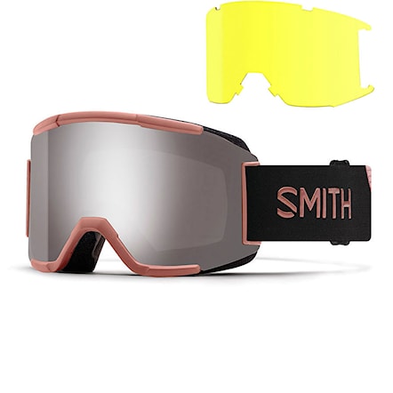 Snowboard Goggles Smith Squad champagne | chrmpp sun platinum mir+std.yellow 2019 - 1