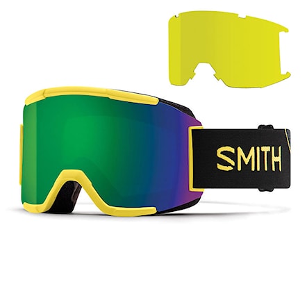 Gogle snowboardowe Smith Squad citron glow | chrmpp sun green mir+std.yellow) 2019 - 1