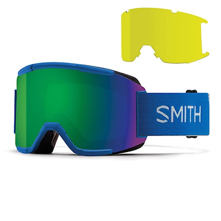 Gogle snowboardowe Smith Squad imperial blue | chrmpp sun green mir+std.yellow) 2019 - 1