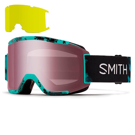 Gogle snowboardowe Smith Squad opal unexpected | ignitor+yellow 2017 - 1