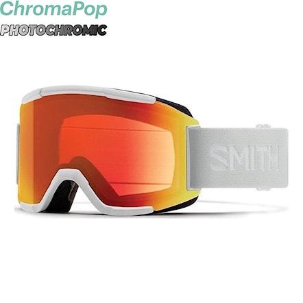 Snowboardové brýle Smith Squad S white vapor | cp photochromic red mirror 2023 - 1