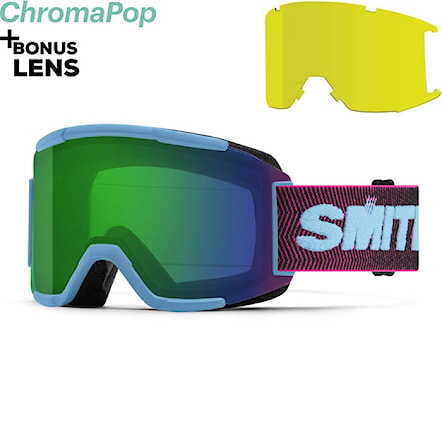 Snowboard Goggles Smith Squad snorkel archive | cp ed green mir+yellow 2024 - 1