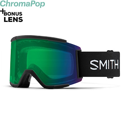 Snowboard Goggles Smith Squad XL black | cp everyday green+cp storm rose flash 2022 - 1