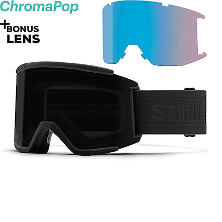 Snowboardové brýle Smith Squad XL blackout 1920 | cp sun black+cp storm rose flash 2020 - 1