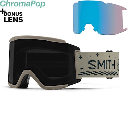 Snowboardové brýle Smith Squad XL limestone vibes | sun black cp+storm rose flash 2024 - 1