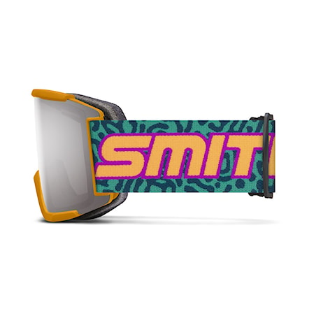 Snowboard Goggles Smith Squad XL neon wiggles arch |cp sun platinum mirror+cp storm blue sensor mirror 2024 - 4