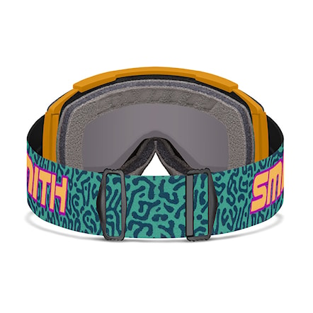 Snowboard Goggles Smith Squad XL neon wiggles arch |cp sun platinum mirror+cp storm blue sensor mirror 2024 - 5
