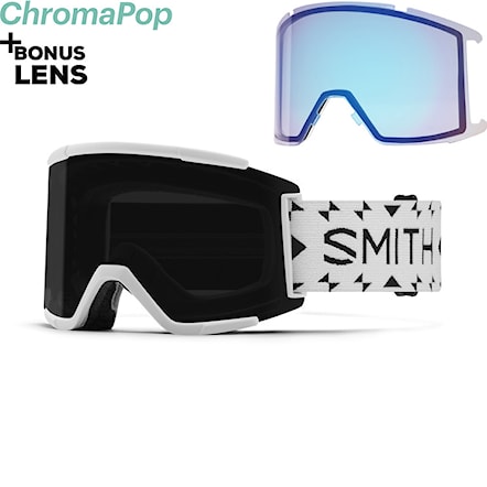 Snowboard Goggles Smith Squad XL trilogy | cp sun black+storm rose flash 2024 - 1