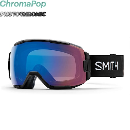 Gogle snowboardowe Smith Vice black | cp photochromatic rose flash 2021 - 1