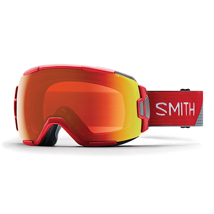 Snowboard Goggles Smith Vice fire split | chromapop everyday red mirror 2018 - 1