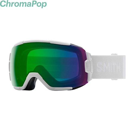 Gogle snowboardowe Smith Vice white vapor | cp everyday green mirror 2021 - 1